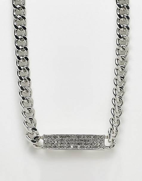 Save 64% Versace Necklace in White Womens Mens Jewellery Mens Necklaces 