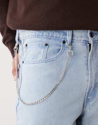 FADED FUTURE Faded Future jeans chain in silver