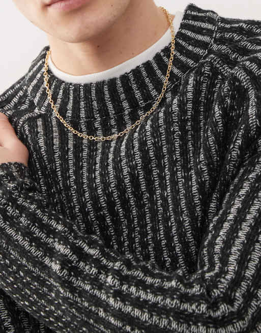 Faded Future - Ketting met ovalen schakels in goud