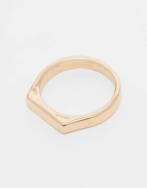 Faded Future minimal ring in gold, 4 of 4