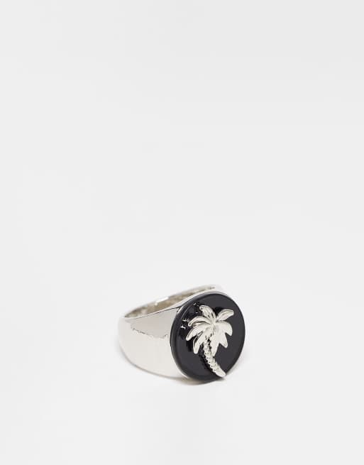 Palm tree hot sale signet ring