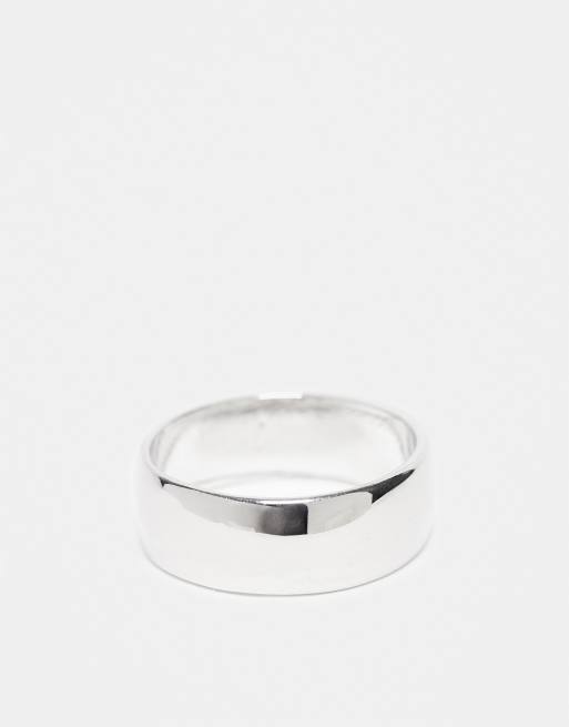 Faded Future - Ring van 7 mm breed in zilver