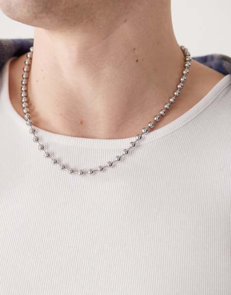 Faded Future – Silvrigt halsband med kulor - view 1