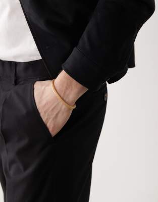 Faded Future – Strukturiertes Armband in Goldoptik mit Magnetverschluss - view 1