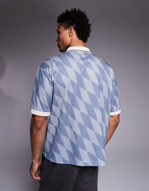 Faded Store full time soccer tee in blue , 3 of 5