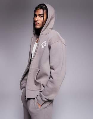 Faded Store Monogram Back Print 320gsm Hoodie