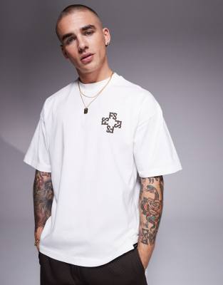 Faded Store Monogram Back Print T-shirt