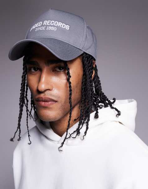 Faded Store record studio cap in charcoal - view 1