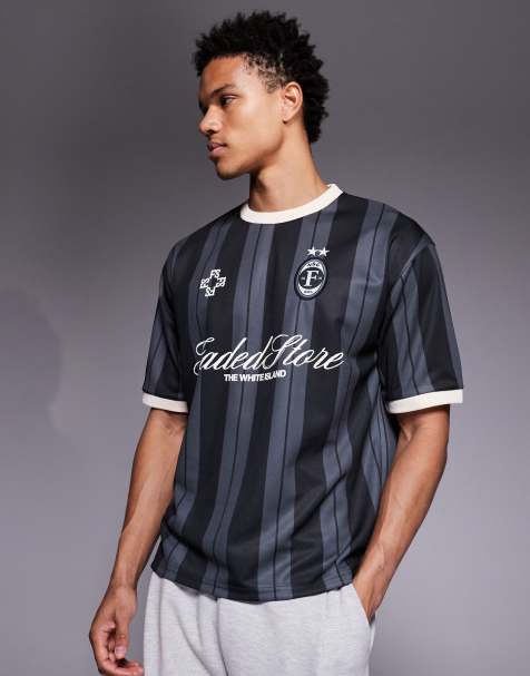 Faded Store – Striker – Svart fotbollströja - view 1
