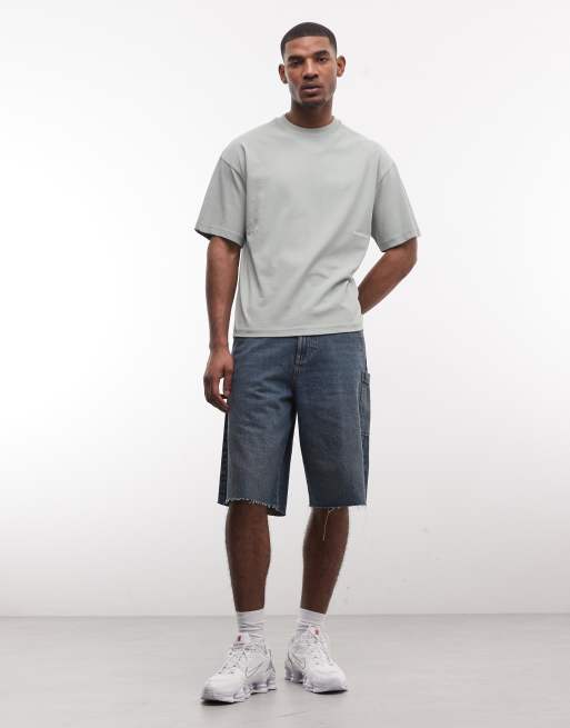 Faded Store - T-shirt en coton avec imprimé Ibiza Hills au dos - Vert sauge, 2 de 5