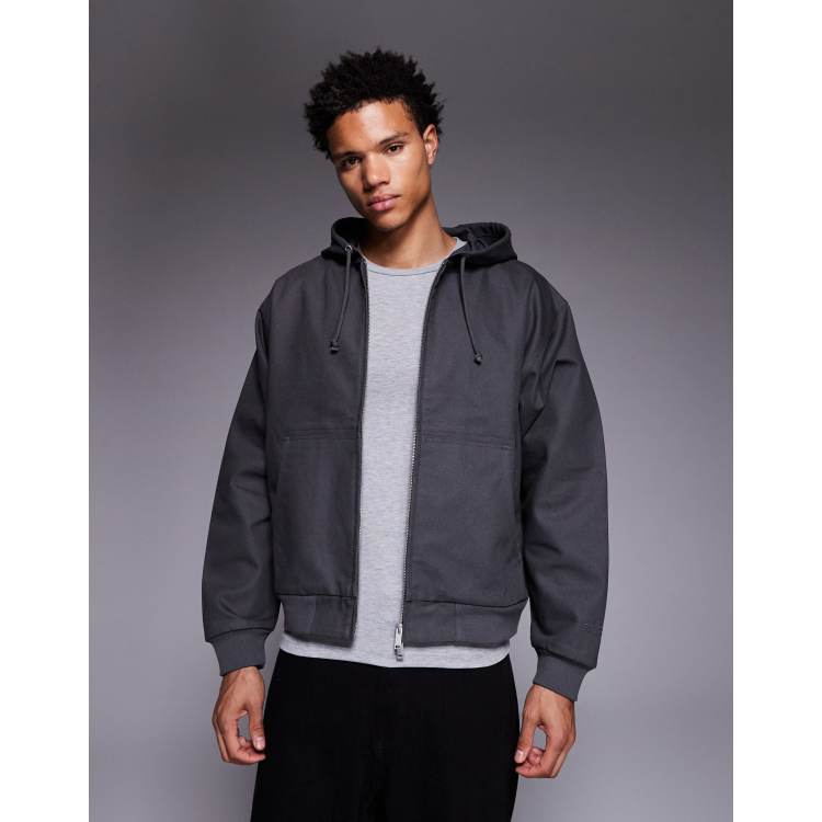 ジャケット・アウター WASHED CANVAS HOODED JACKET 209485230-1-grey?$n_750w$&wid=