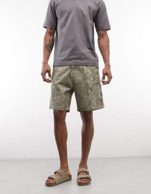 Faded Store Workshop Cargo Shorts In Multi