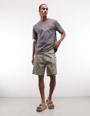 Faded Store Workshop Cargo Shorts In Multi