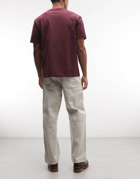 Faded Store - Workshop - Jeans met rechte pijpen in krijtwassing - view 1