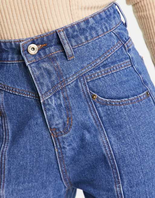 Western blue hot sale jeans