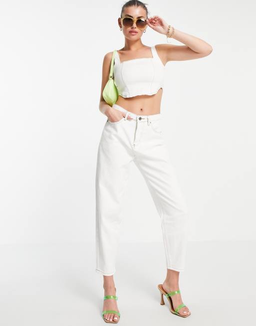 Fae - Coordinato con mom jeans e top a corsetto, 2 di 4
