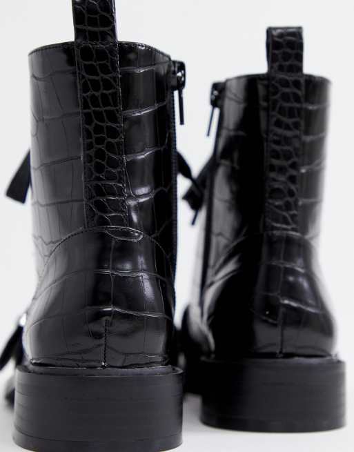 bertie lace up boots