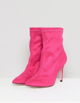 Pink Suede Sock Boots & Bell Sleeves - Quartz & Leisure