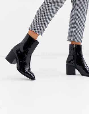 faith black chelsea boots