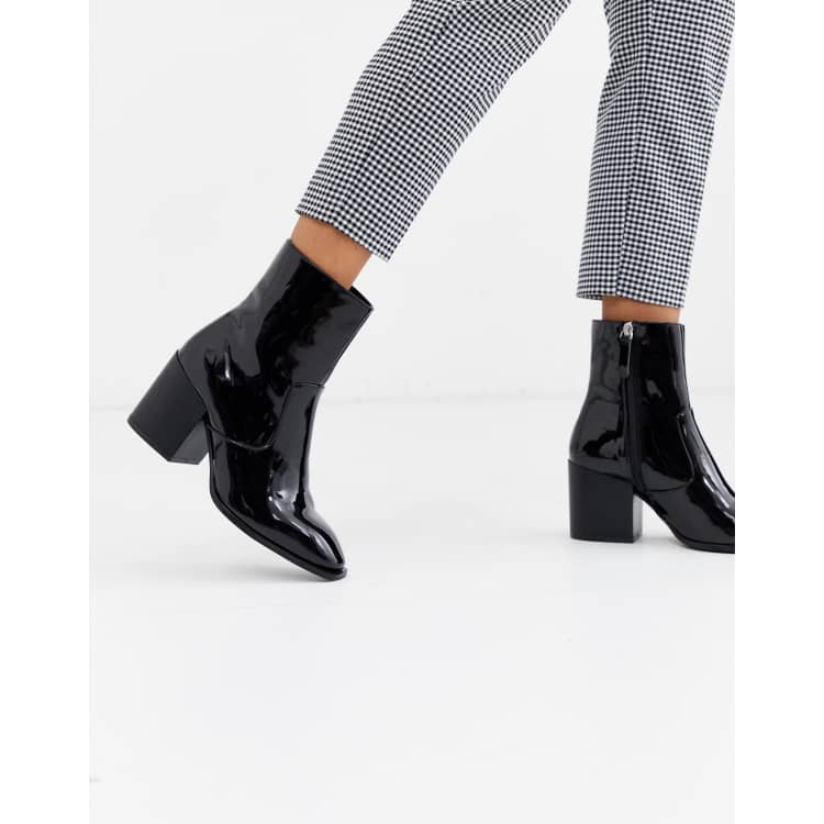 Faith black 2025 ankle boots