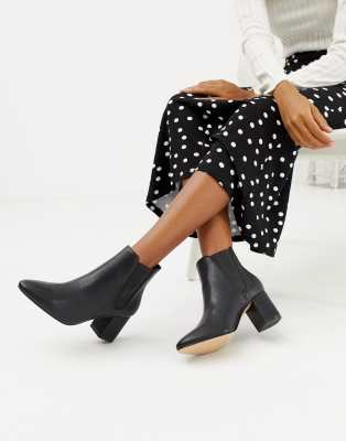 faith mid heel chelsea boot