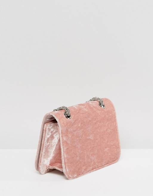 Sac rose outlet poudré bandouliere