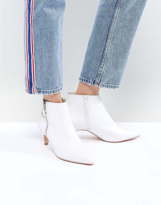 Faith white 2025 ankle boots