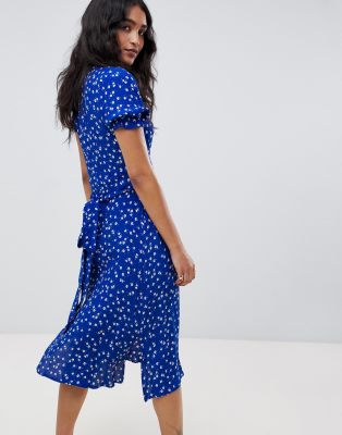 faithfull farah smocked midi dress