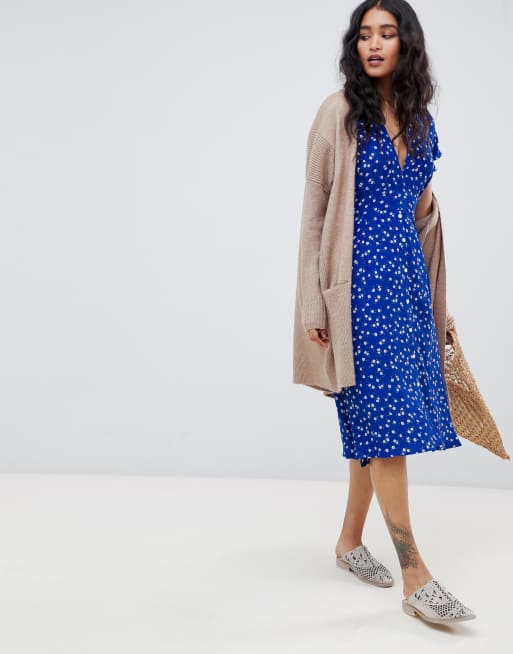 Faithfull the brand farah hotsell midi dress