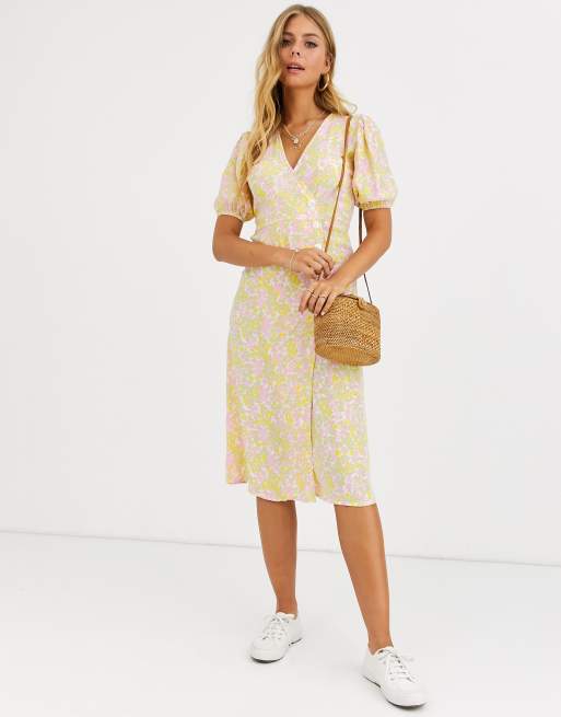 Faithfull the hot sale brand wrap dress