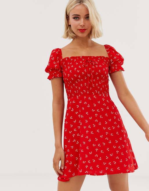 Faithfull the brand sale genevieve floral mini dress