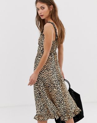 faithfull leopard dress