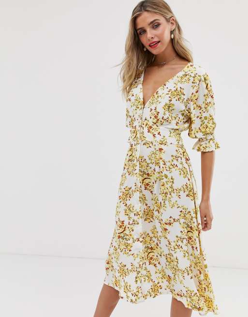 Faithfull the brand on sale rafa midi dress