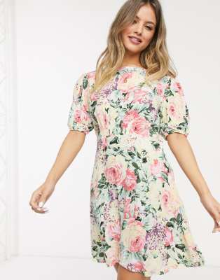 vintage flower dress