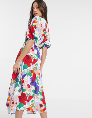 short sleeve midi dress uk