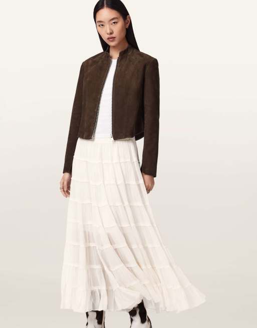 Falda blanco tiza Eva de AllSaints, 6 de 6