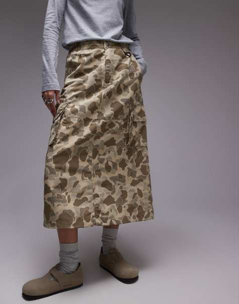 Falda con estampado de camuflaje Irwin de Carhartt WIP - view 1