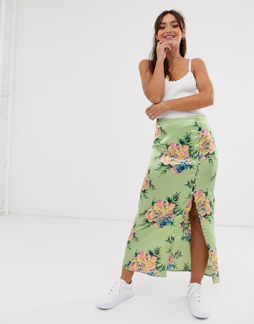 larga de estilo camisola con botones rouleau y de rosas City de ASOS DESIGN | ASOS