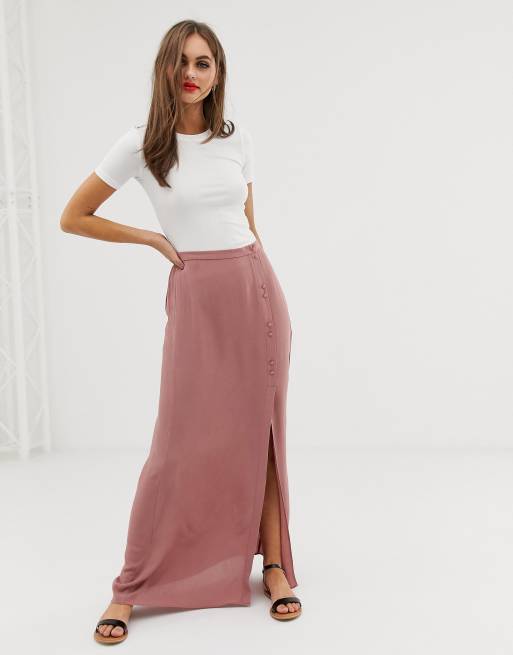 Falda larga de con forrados de ASOS DESIGN | ASOS