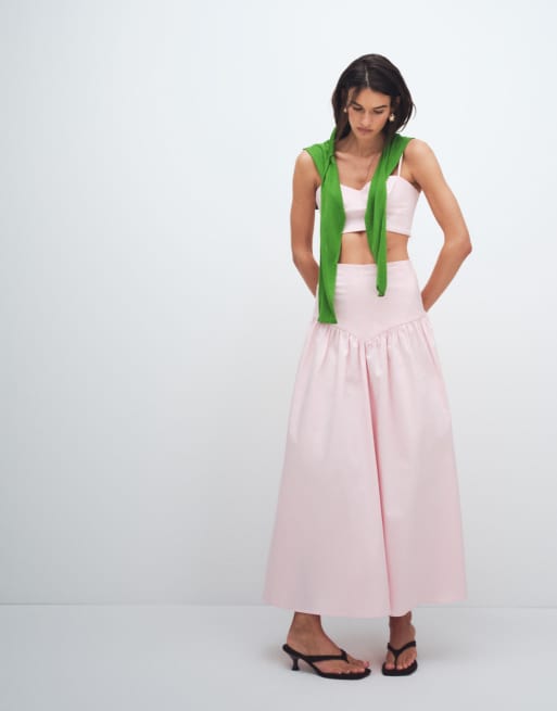 Bralette rosa polvoriento con detalle de costuras de ASOS DESIGN (parte de un conjunto), 2 de 3