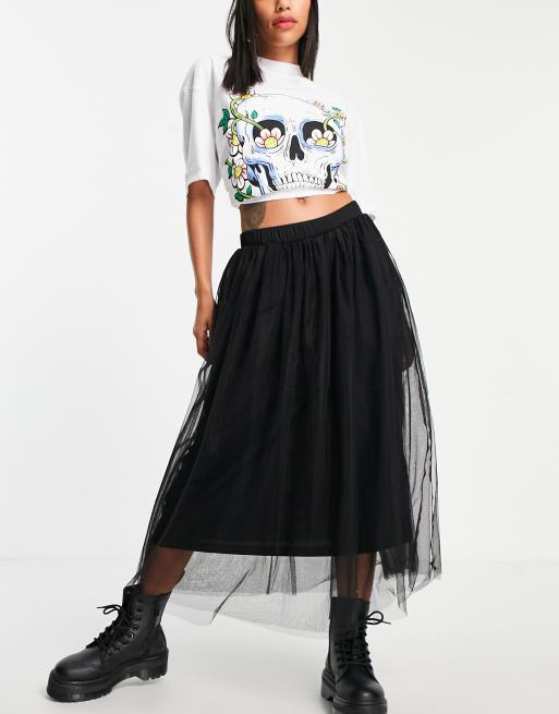 Falda midi tul de Moda ASOS