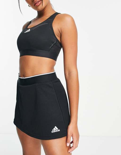 Falda negra Tennis Club adidas | ASOS