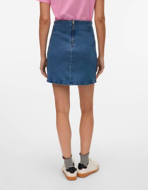 Falda vaquera azul medio de Vero Moda, 2 de 5