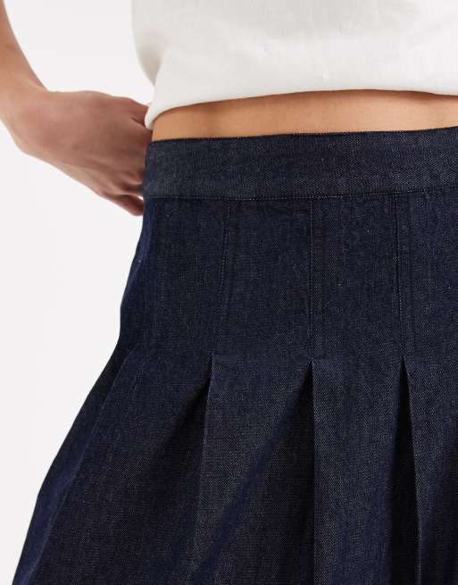 Falda vaquera larga azul añil oscuro de Pieces, 5 de 5
