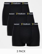 Pull&Bear 3 pack boxer briefs set in black