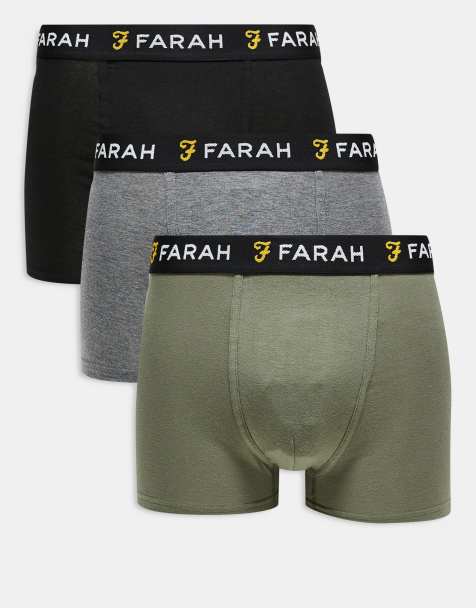 Farah 3 pack karlos boxers in multi - view 1
