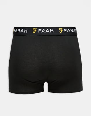 Farah 3 Pack Karlos Boxers In Multi