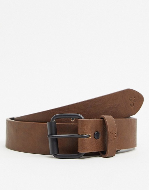 Farah 30mm belt in brown