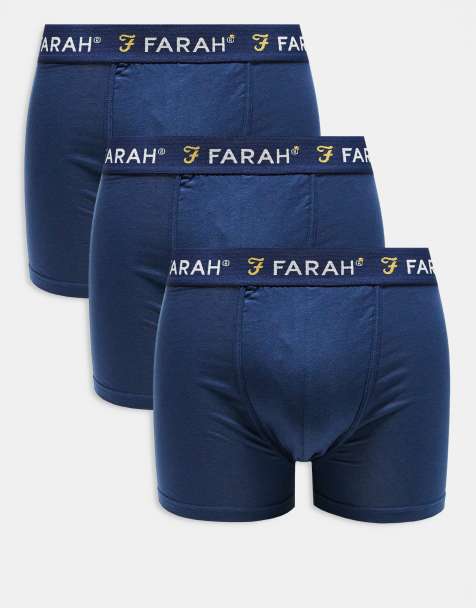 Farah 3pack boxers in navy - view 1