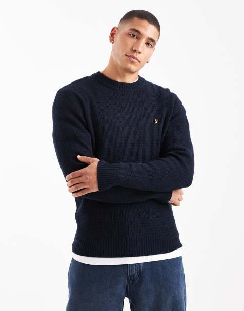Farah allerton jumper in navy - view 1